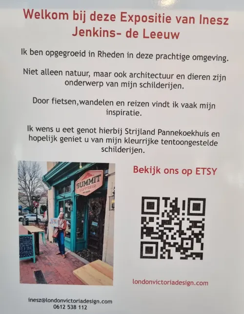 expositie van inesz jenkins de leeuw bij pannekoekhuis strijland 5