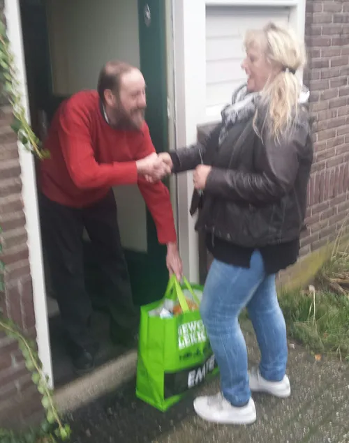 foto uitdelen kersttas 2015