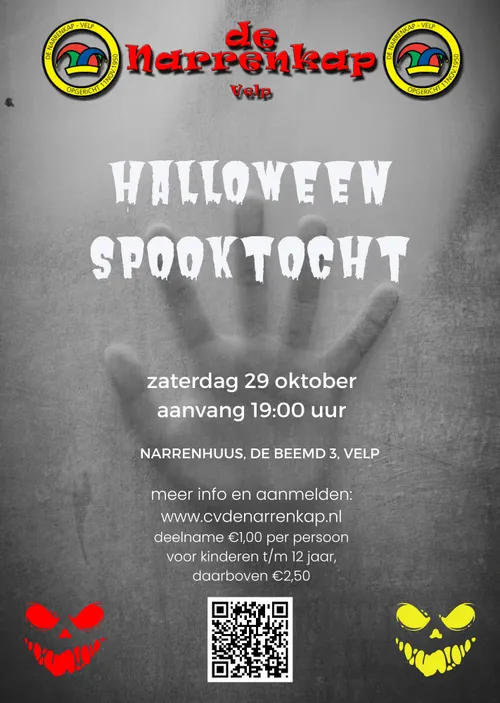 halloween poster cv de narrenkap