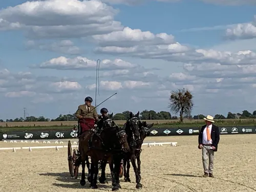 hans heus met bondscoach ad aarts geldersch vierspan team