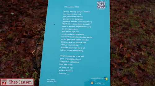 herdenking bij massagraf emmapiramide na executie 10 jongemannen in woii 13 12 2023 9