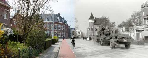 hoofdstr postkantoor rotterdamsche bank fotocollage marc pluim