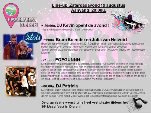 ijsselfeest zaterdagavond