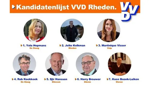 kandidatenlijst vvd rheden gr2022