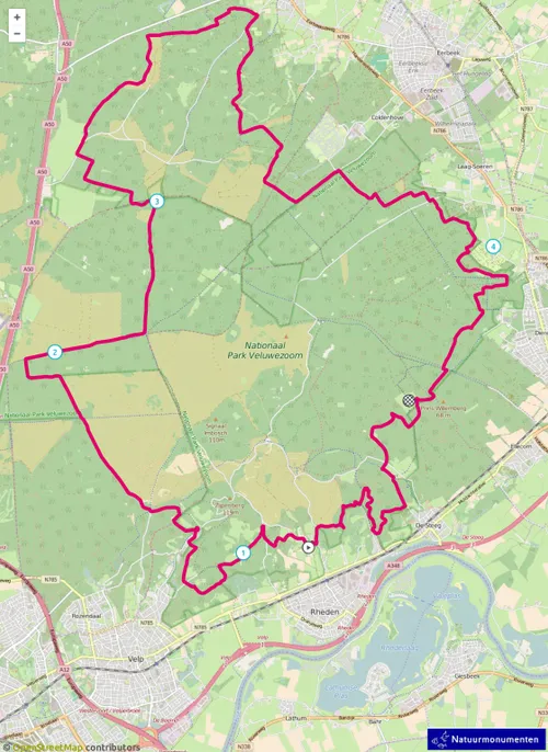 mtb route veluwezoom