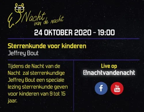 nacht van de nacht sterrenkunde voor kinderen
