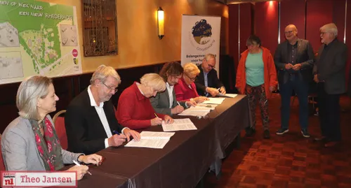 ondertekening convenant ontwikkeling voormalig bejaardentehuis rhederhof 10 11 2023 10