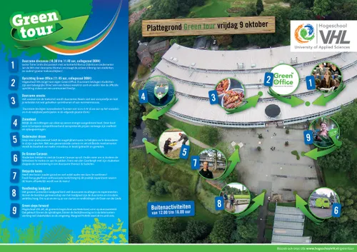 plattegrond a3 green tour m