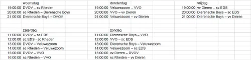 rheden cup schema