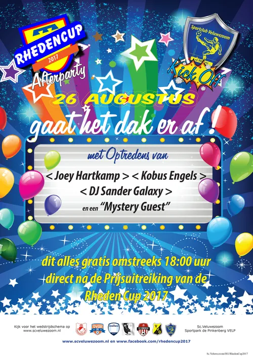 rhedencup 2017 afterparty