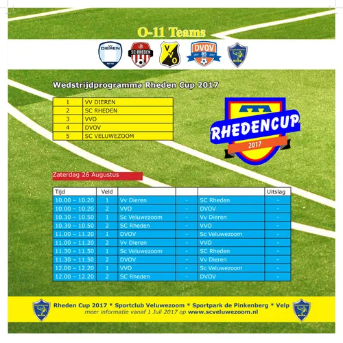 rhedencup 2017 onder 11 webstrijdprogramma