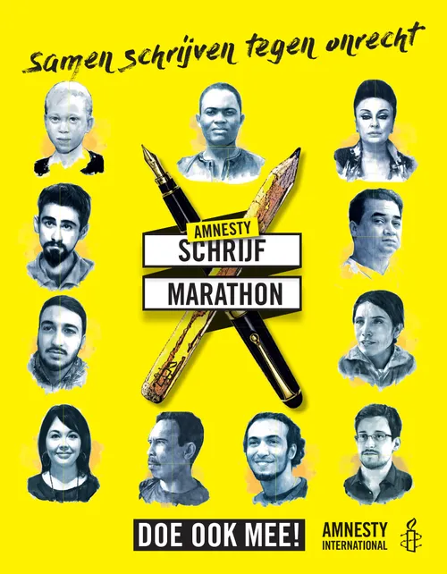 schrijven tegen onrecht