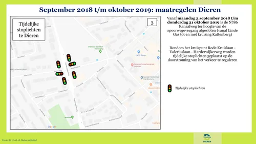 tijdelijke verkeerslichten kruispunt rode kruislaan e28093 valeriuslaan e28093 harderwijkerweg
