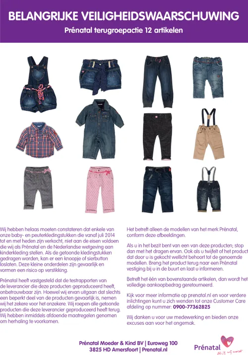 veiligheidswaarschuwing prenatal1