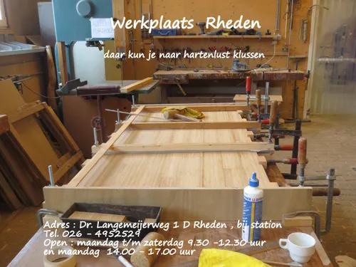 werkplaats rheden paneel met tekst