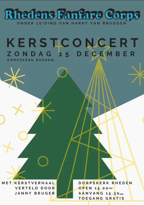 kerstconcert rhedens fanfare corps