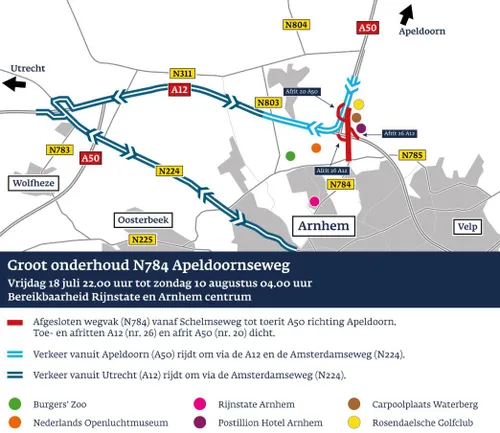 Bereikbaarheid Rijnstate Ziekenhuis en Arnhem centrum - provincie Gelderland
