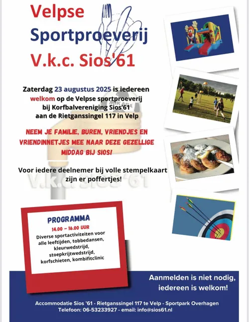 Sportproeverij 23 aug 2025