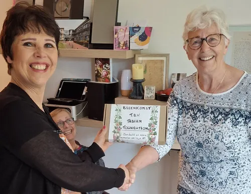 Feest voor het goede doel levert prachtige donatie op voor Fabian Foundation 2