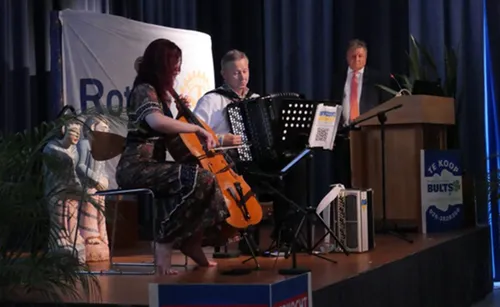 Protect Ukraine - Olec Lysenko en Maya Fridman  - Rotary Rheden Rozendaal