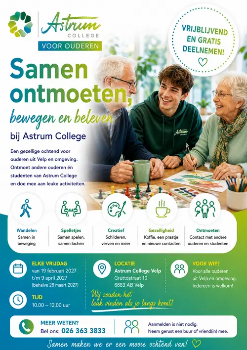 Astrum voor ouderen flyer - Astrum College Velp