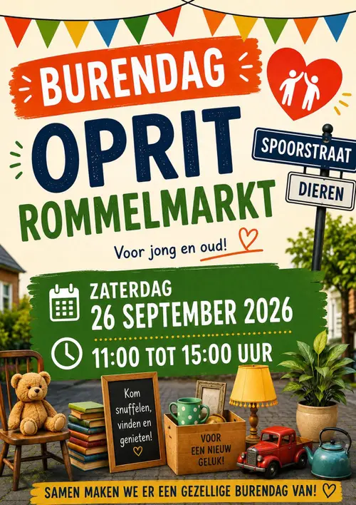 Burendag Spoorstraat Dieren-Zuid Flyer