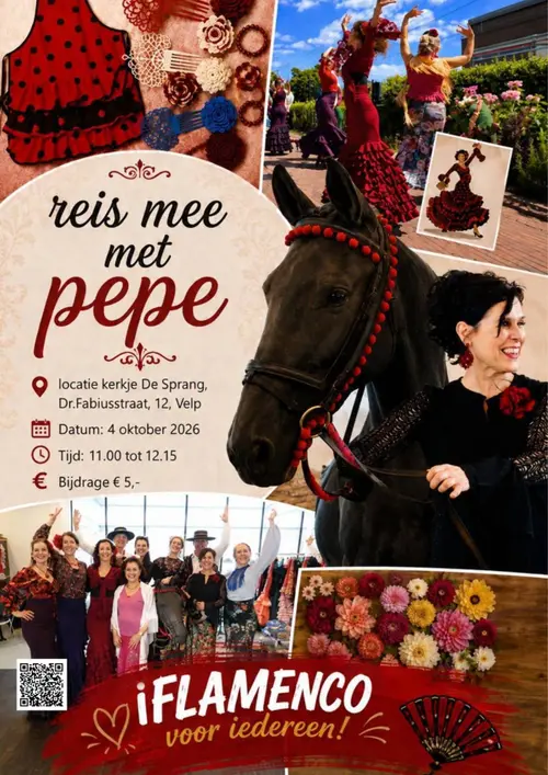 Flyer PePe voorstelling Velp