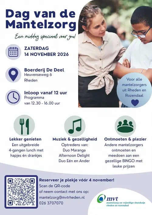 Affiche Dag van de Mantelzorg 2026- MVT Rheden-Rozendaal