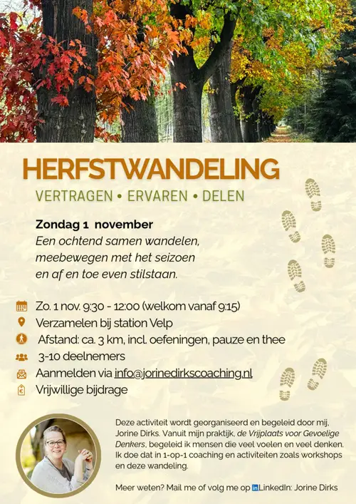 Herfstwandeling - Jorine Dirks