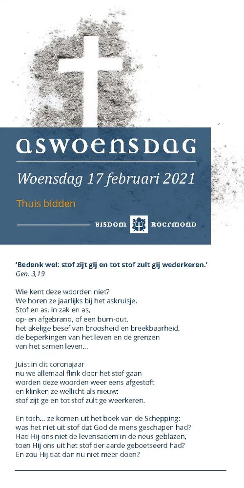 bisdom roermond kaart aswoensdag pagina 1 1