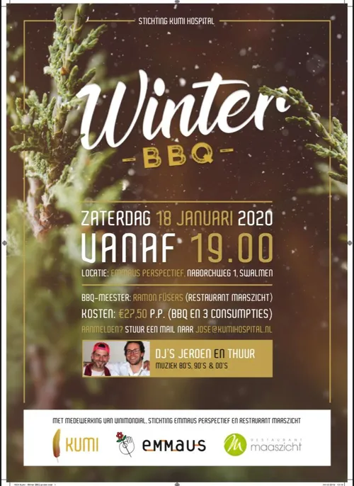poster winter bbq