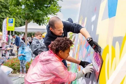 straatspeeldag tegelarijeveld