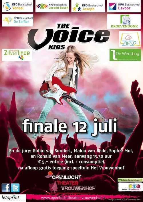 150709 the voice kids roosendaal