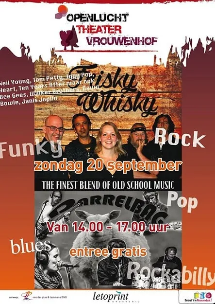 150918 optredens vrouwenhof frisky wisky en darrelbag