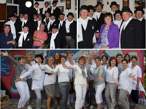 deelnemers zwaaigatconcert