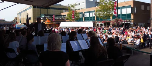 liggende foto rsd nieuws all4harmonie finale er worden enkele slotstukken gespeeld door alle muzikanten gezamenlijk foto all4harmonie