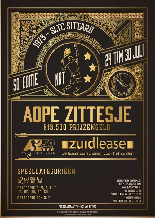 affiche aope zittesje