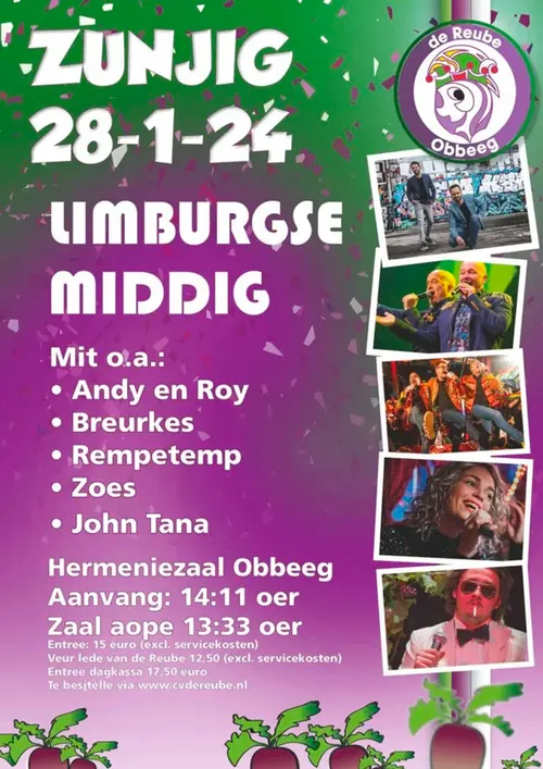 affiche limburgse middig de reube 2024