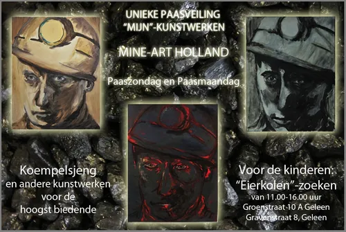 affiche paasveiling mine art holland