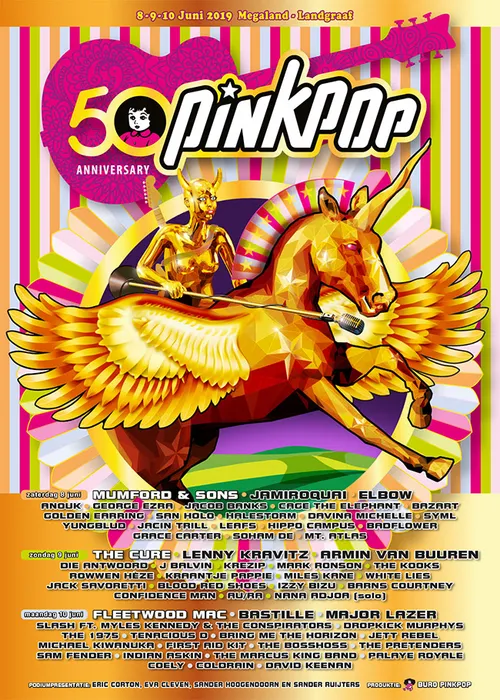 affiche pinkpop 2019