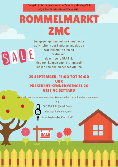 affiche rommelmarkt zmc
