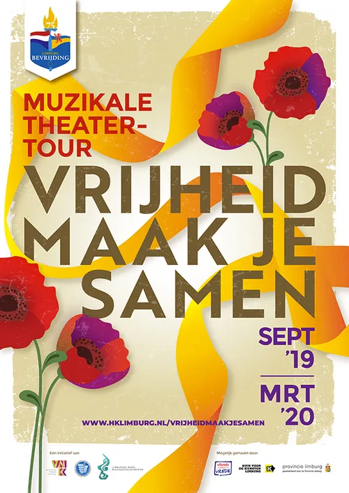 affiche vrijheid maak je samen