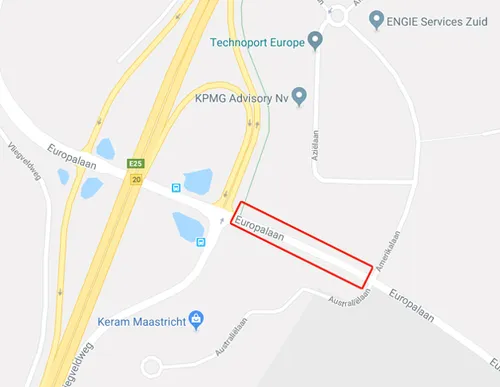 afsluiting bij vliegveld maa