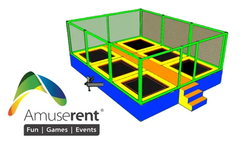 amuserent trampolinetrailer