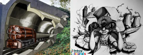 bright festival 2023 murals julianatunnel mijnverleden ontwerp erwtje