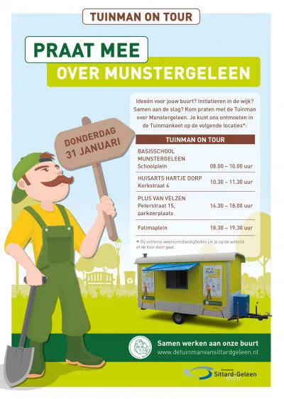 buurtkeet tuinman on tour munstergeleen