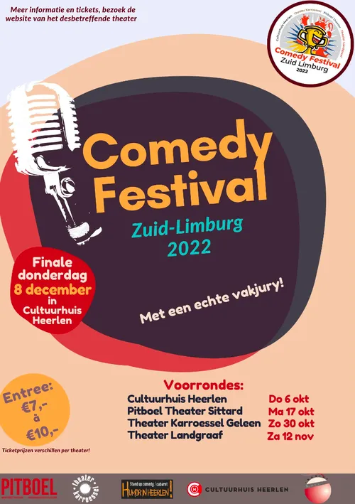 comedy festival zuid limburg affiche
