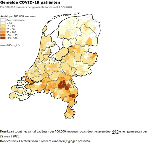 covid 19 in nederland 22 maart 20201