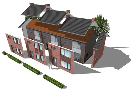 dure manier van gevel en dakisolatie