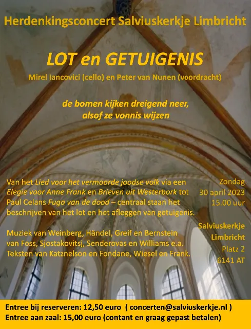 flyer lot en getuigenis salvius